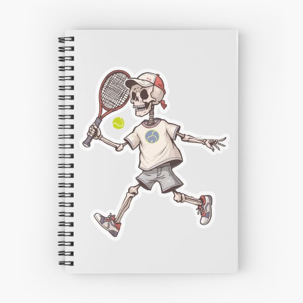 Item preview, Skeleton Playing Tennis Game Sticker, Tennis Magnet  designed and sold by colorleafz.