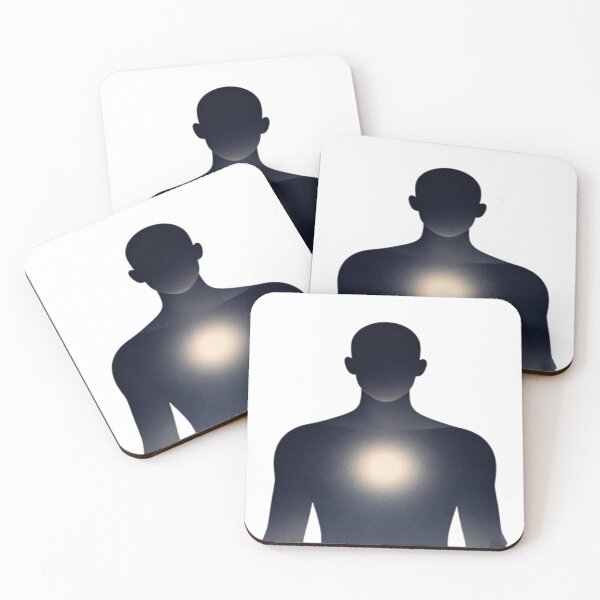Item preview, Inner Radiance – Silhouette with Chest Light Glow designed and sold by Cristhian Almanza.