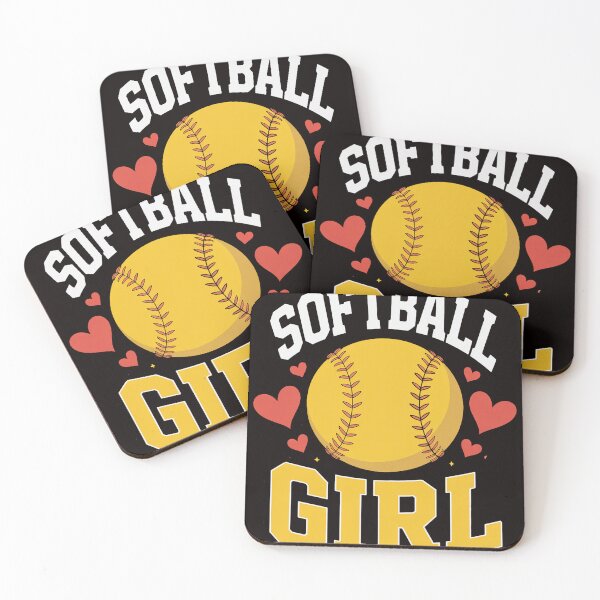 Item preview, Cute Softball Girl Softball Lover Women Girls Kids designed and sold by cherylbartlett.