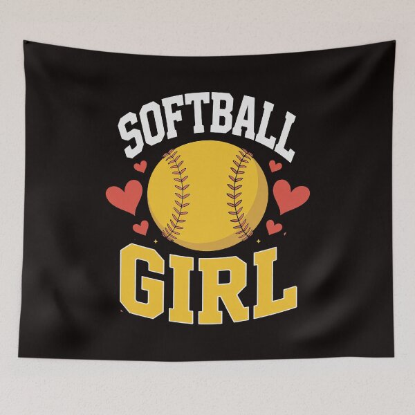 Item preview, Cute Softball Girl Softball Lover Women Girls Kids designed and sold by cherylbartlett.