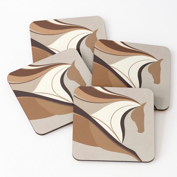 Item preview, Stylized Horse Abstract Artwork (image size 7840x11680) designed and sold by Digital-Davinci.