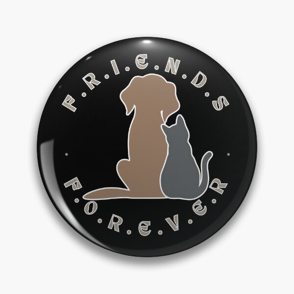 Item preview, Friends Forever Cat Dog designed and sold by D3signsByM3.