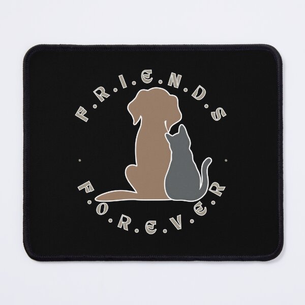 Item preview, Friends Forever Cat Dog designed and sold by D3signsByM3.