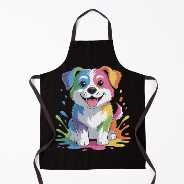 Item preview, Cute Puppy Colorful Rainbow Vibrant Graphic designed and sold by cherylbartlett.