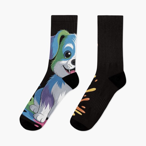 Item preview, Cute Puppy Colorful Rainbow Vibrant Graphic designed and sold by cherylbartlett.