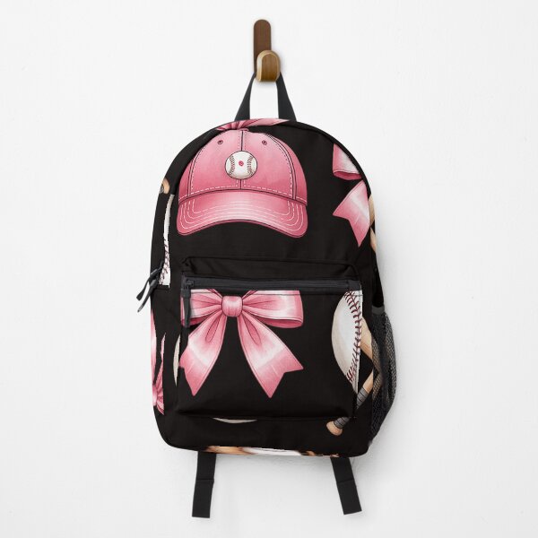 Item preview, Cute Pink Baseball Bow Girl Sports Fan Softball Girl Women designed and sold by cherylbartlett.