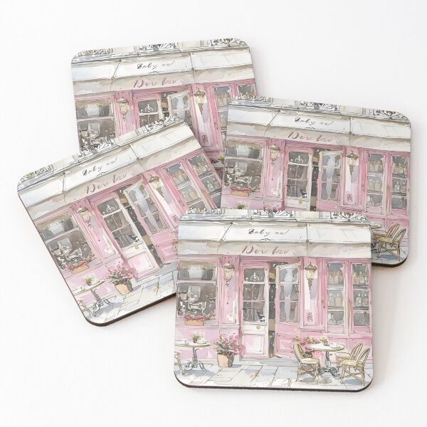 Item preview, Pretty Pink Vintage Cafe designed and sold by iloveyourcupid.