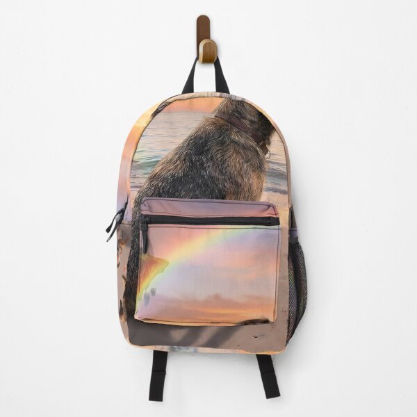 Item preview, Border Terrier Family at Sunset Rainbow Beach designed and sold by PetMemorialArt.