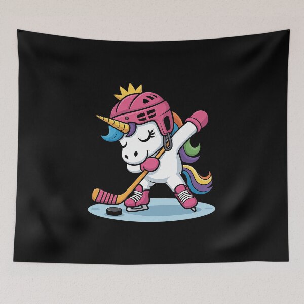 Item preview, Cute Dabbing Unicorn Ice Hockey Ice Hockey- designed and sold by joedavila.
