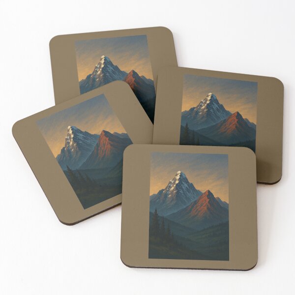 Item preview, Mountain acrylic block designed and sold by cloudborne.