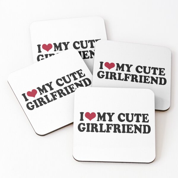 Item preview, I Love My Cute Girlfriend Cute Relationship designed and sold by Mich Designs.