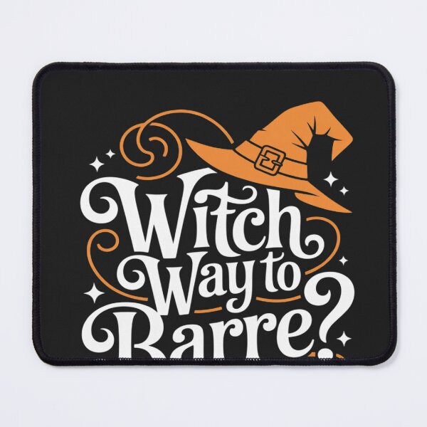 Item preview, Funny Barre Halloween Witch Way to Barre designed and sold by BlueCreator-inc.