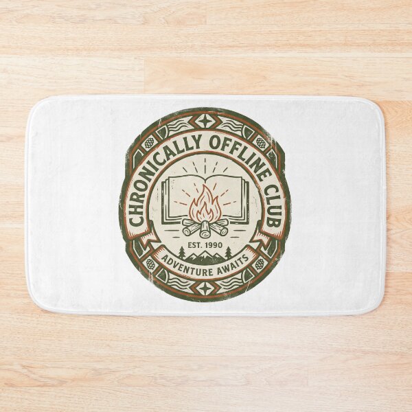 Item preview, Chronically Offline Club Vintage Analogue Badge designed and sold by HoganMerch.