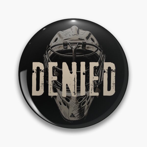 Item preview, Badass Grunge Hockey Goalie Mask Denied designed and sold by TackyTime.