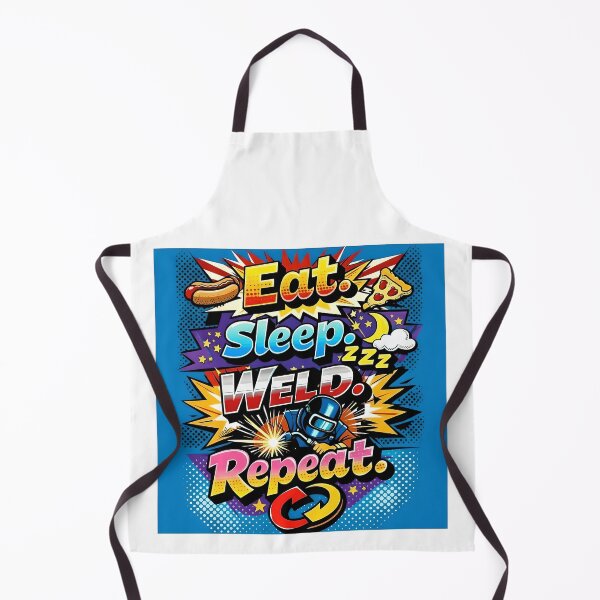 Item preview, Eat. Sleep. Weld. Repeat - Welder's Life designed and sold by Phingart.