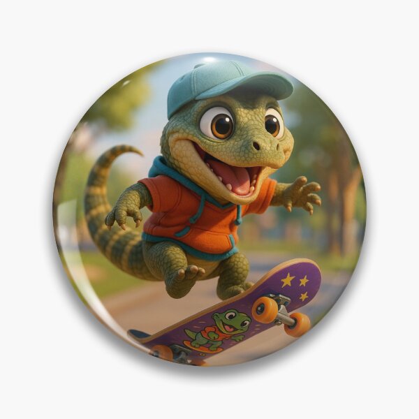 Item preview, Skater Monitor Lizard designed and sold by Sillytoe.