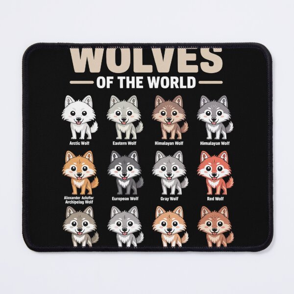 Item preview, Chibi Wolf Wolves Animals of The World Wolf Lover designed and sold by joedavila.