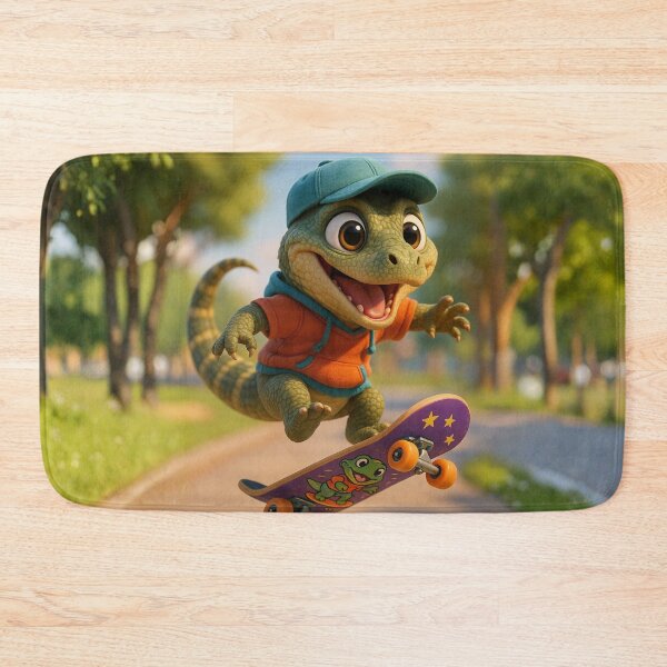Item preview, Skater Monitor Lizard designed and sold by Sillytoe.