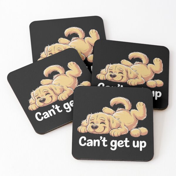Item preview, Golden Retriever Golden Dog Can't Get Up Cute Motivational Switch Failure Watercolor Funny Dog Lover designed and sold by Libbysharts.