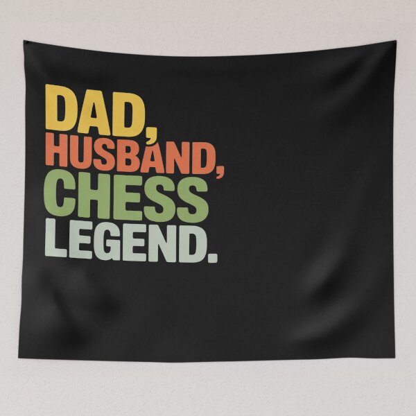 Item preview, Funny Chess Player Dad Husband Legend designed and sold by BlueCreator-inc.
