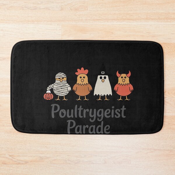 Item preview, Funny Chicken Halloween, Spooky Chicken Poultrygeist Parade designed and sold by BlueCreator-inc.
