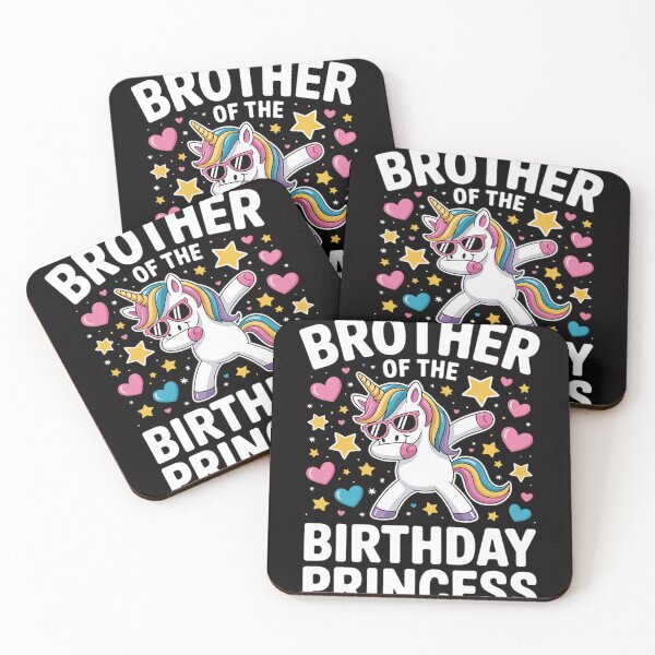 Item preview, Brother of The Birthday Princess Girl Dabbing Unicorn designed and sold by jewellmeyers.