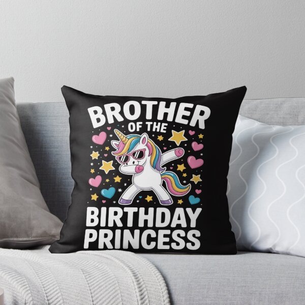 Item preview, Brother of The Birthday Princess Girl Dabbing Unicorn designed and sold by jewellmeyers.