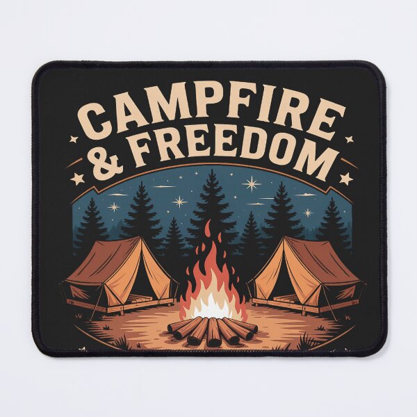 Item preview, Funny Campfire 4th of July USA Independence Day & Camping designed and sold by BlueCreator-inc.