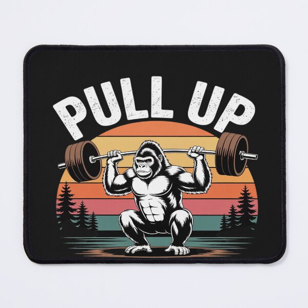 Item preview, Funny Bigfoot Pull Up Not Out Fitness Men Gym designed and sold by BlueCreator-inc.