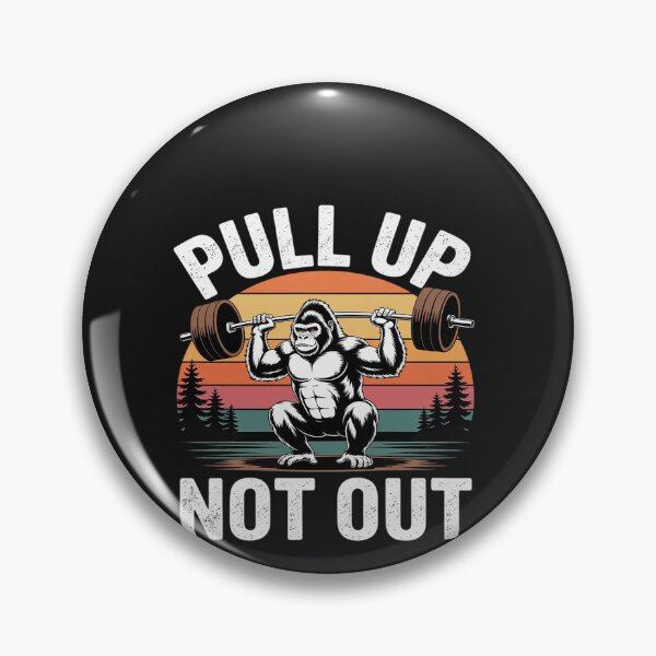 Item preview, Funny Bigfoot Pull Up Not Out Fitness Men Gym designed and sold by BlueCreator-inc.