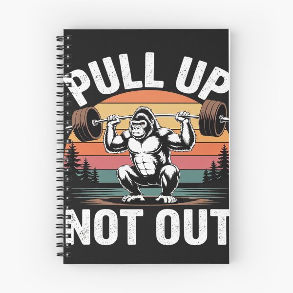 Item preview, Funny Bigfoot Pull Up Not Out Fitness Men Gym designed and sold by BlueCreator-inc.