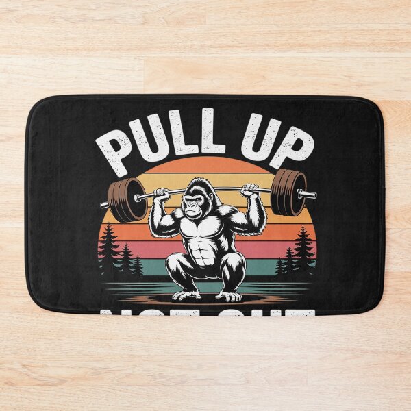 Item preview, Funny Bigfoot Pull Up Not Out Fitness Men Gym designed and sold by BlueCreator-inc.