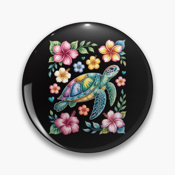 Item preview, Boho Floral Turtle Save The Sea Turtle Ocean Animals designed and sold by jewellmeyers.