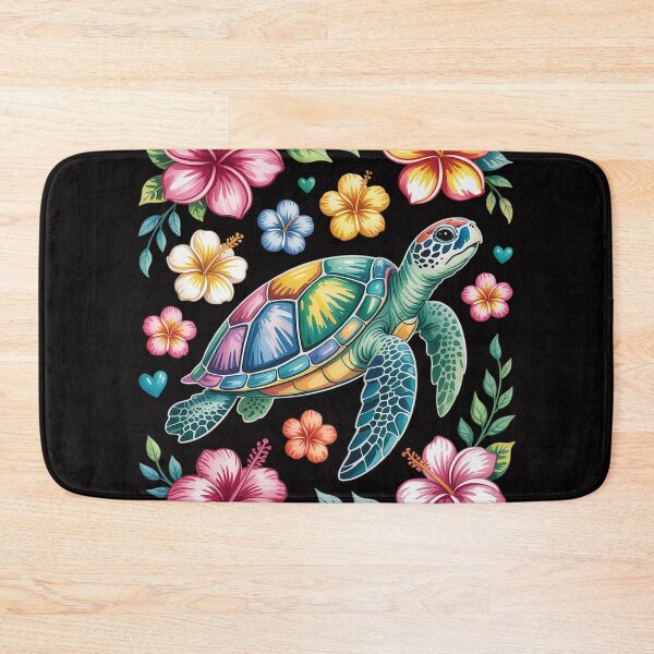 Item preview, Boho Floral Turtle Save The Sea Turtle Ocean Animals designed and sold by jewellmeyers.