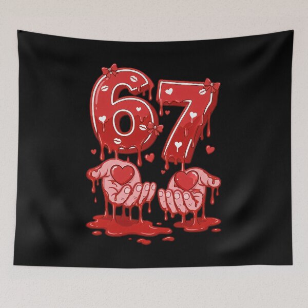 Item preview, Dripping Love 67 Six Seven Valentine Shirt designed and sold by LashondaGreen89.
