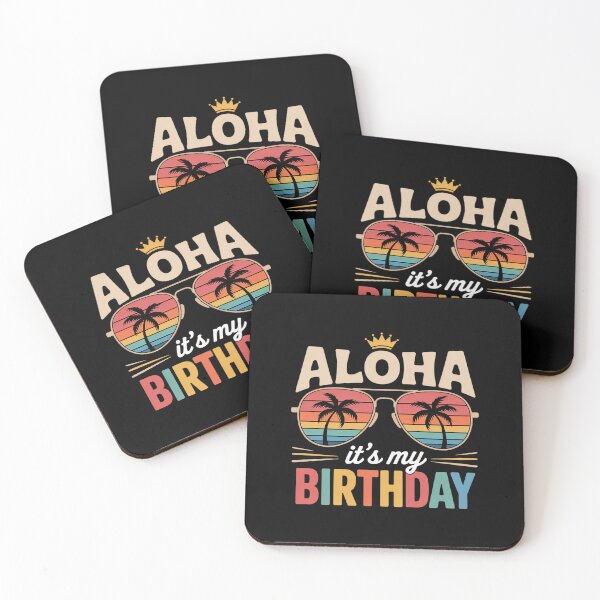 Item preview, Aloha It's My Birthday Tropical Luau Costume Party Hawaii designed and sold by KonopikaaArt.