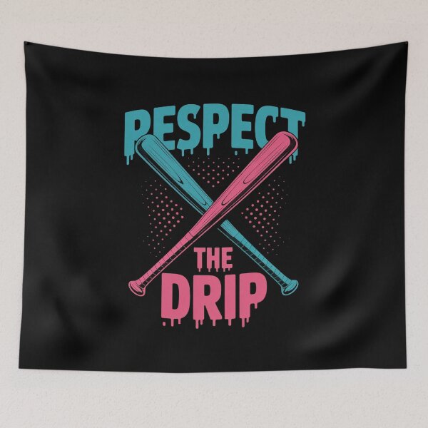 Item preview, Baseball Softball Respect The Drip Sports League designed and sold by KristieRamsey.