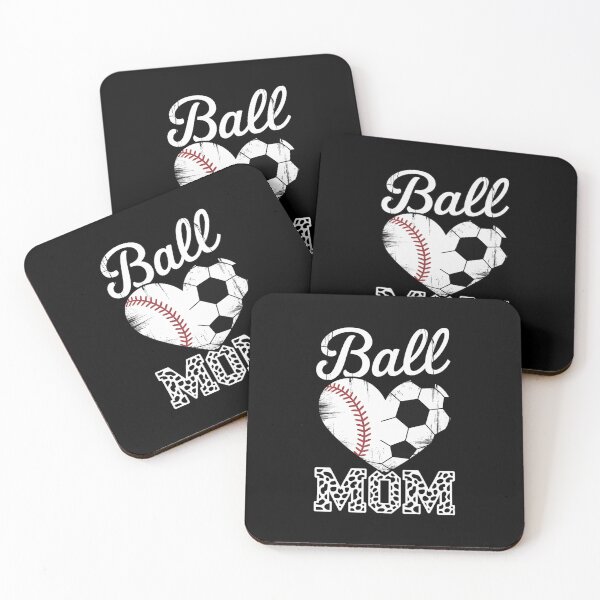 Item preview, Ball Mom Heart Soccer Baseball Mom designed and sold by traceydowns.