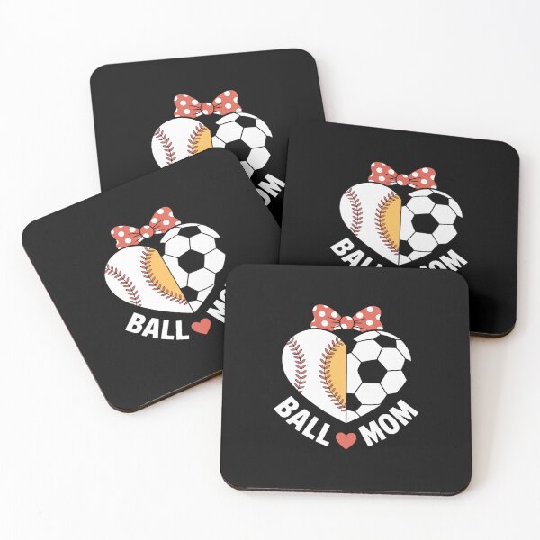 Item preview, Ball Mom Heart Baseball Soccer Mom Women designed and sold by traceydowns.