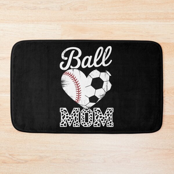 Item preview, Ball Mom Heart Soccer Baseball Mom designed and sold by traceydowns.