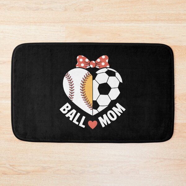 Item preview, Ball Mom Heart Baseball Soccer Mom Women designed and sold by traceydowns.