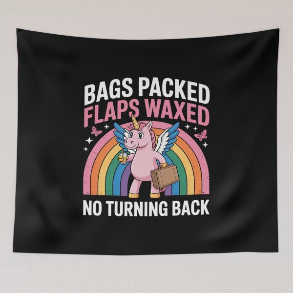 Item preview, Bags Packed Unicorn Inappropriate Vacation Women designed and sold by traceydowns.
