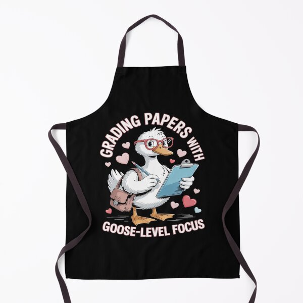 Item preview, Grading Papers With Goose Level Focus Funny Back To School designed and sold by Libbysharts.