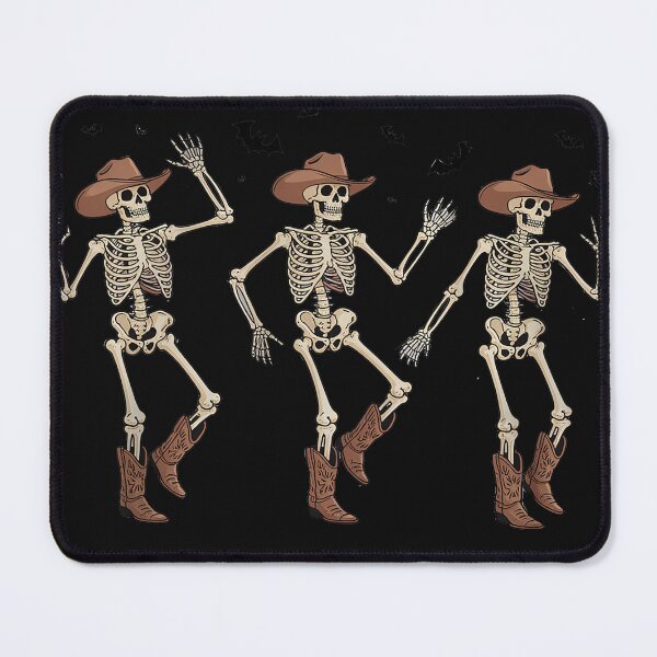Item preview, funny Dancing Skeleton Cowboy Western Halloween spooky designed and sold by Dolostope.
