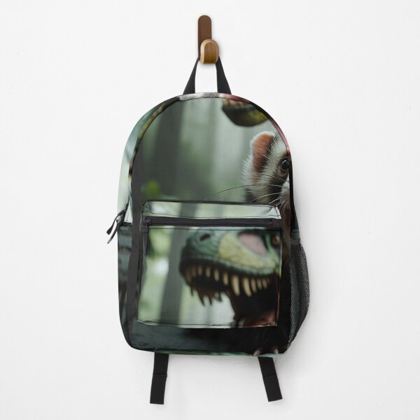 Item preview, Funny Ferret Selfie with T-Rex Dinosaur Gifts Men Women Kid designed and sold by Dolostope.