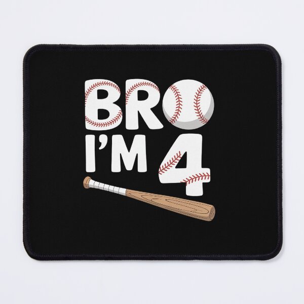 Item preview, Baseball 4th Birthday Boy Bro I’m 4 Year Old Four Party designed and sold by KonopikaaArt.