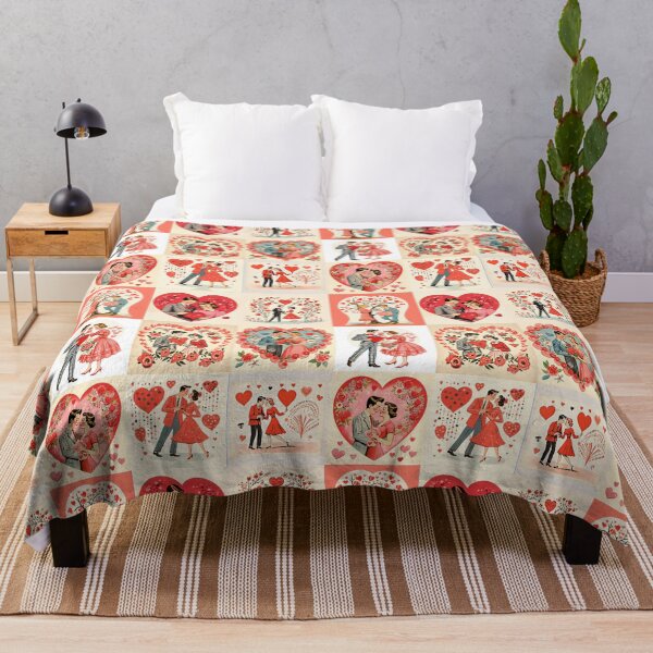 Item preview, Swingin’ Sixties Valentine Patchwork designed and sold by LMHDesigns.