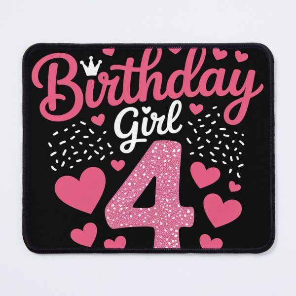 Item preview, 4th Birthday Girl Crown 4 Years Old Bday designed and sold by KristieRamsey.