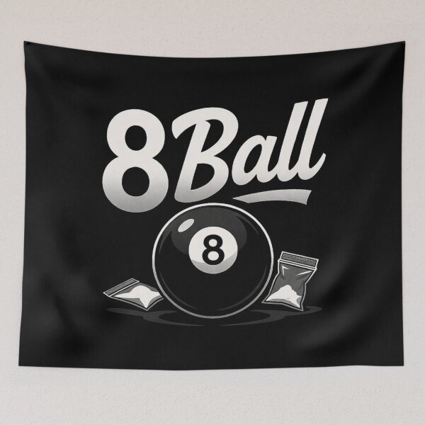 Item preview, 8 Ball Slang Black Design designed and sold by CuteDesignOnly.