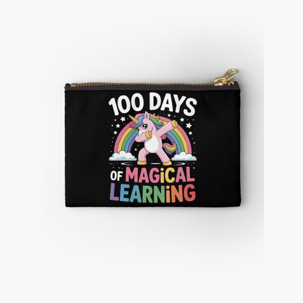 Item preview, 100 Days of Magical Learning Flossing Unicorn School designed and sold by traceydowns.